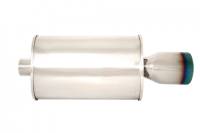 Megan Racing - Megan Racing Exhaust Muffler: O-ST Muffler (Single Oval Burnt Tip) - Image 2