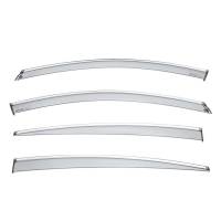 WellVisors Side Window Deflectors Buick Regal Sportback / GS / Avenir 2018+ With Chrome Trim