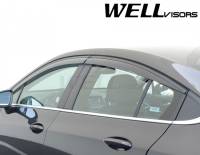 WellVisors - WellVisors Side Window Deflectors Chevrolet Cruze 16-19 with Black trim - Image 7