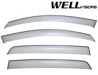 WellVisors Side Window Deflectors Volkswagen Golf MK5 & Rabbit 5 Doors Hatchback 06-09 Premium Series