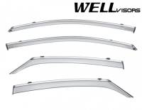 WellVisors - WellVisors Side Window Deflectors Toyota Avalon 13-18 with Chrome Trim - Image 2