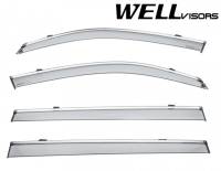 WellVisors Side Window Deflectors Volkswagen Atlas 2018+ With Chrome Trim