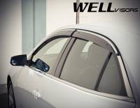 WellVisors - WellVisors Side Window Deflectors Chevrolet Malibu 13-15 With Chrome Trim - Image 5