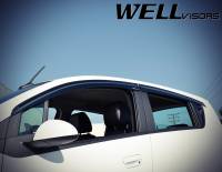 WellVisors - WellVisors Side Window Deflectors Chevrolet Spark 13-15 With Black Trim - Image 5