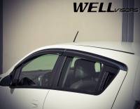 WellVisors - WellVisors Side Window Deflectors Chevrolet Spark 13-15 With Black Trim - Image 7