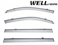 WellVisors Side Window Deflectors Volkswagen Atlas 2018+ With Black Trim