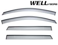 WellVisors Side Window Deflectors Dodge Journey 09-20 With Black Trim