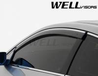 WellVisors - WellVisors Side Window Deflectors Honda Accord Coupe 13-17 with Chrome Trim - Image 3