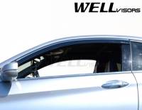 WellVisors - WellVisors Side Window Deflectors Honda Accord Coupe 13-17 with Chrome Trim - Image 7