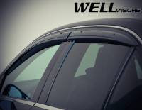 WellVisors - WellVisors Side Window Deflectors Mercedes Benz W204 C-Class 08-14 Sedan Premium Series - Image 3