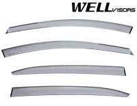 WellVisors Side Window Deflectors Mazda 3 14-18 Premium Series