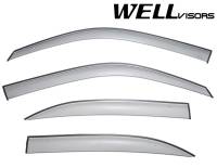 WellVisors Side Window Deflectors Mercedes Benz W210 E-Class 96-02 Premium Series