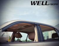 WellVisors - WellVisors Side Window Deflectors Mercedes Benz W210 E-Class 96-02 Premium Series - Image 5