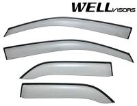 WellVisors Side Window Deflectors Lexus RX300 99-03 With Black Trim