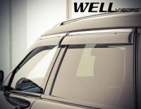 WellVisors - WellVisors Side Window Deflectors Land Rover Range Rover Evoque 12-21 With Chrome Trim - Image 3