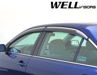 WellVisors - WellVisors Side Window Deflectors Toyota Camry 07-11 With Chrome Trim - Image 3