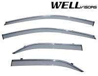 WellVisors - WellVisors Side Window Deflectors Toyota Camry 12-14 With Chrome Trim - Image 2