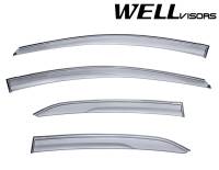 WellVisors Side Window Deflectors Toyota Corolla 14-19 Aerodyn Series