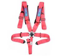 NRG Innovations 5PT 3in. Seat Belt Harness / Cam Lock - Pink