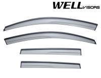 WellVisors Side Window Deflectors Honda Fit 07-08 Aerodyn Series