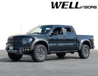 WellVisors - WellVisors Side Window Deflectors Ford F-150 09-14 Crew Cab Premium Series - Image 3