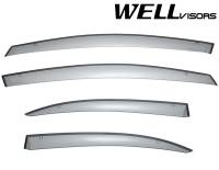 WellVisors Side Window Deflectors Honda Civic Sedan 06-11 Premium Series