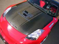 Seibon Carbon - Seibon OEM-style carbon fiber hood for 2002-2006 Nissan 350Z - Image 7