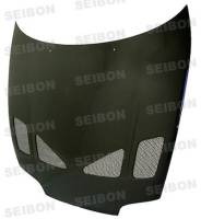 Seibon TR-style carbon fiber hood for 1993-1998 Toyota Supra