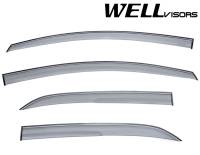 WellVisors Side Window Deflectors Toyota Yaris 07-12 4 Doors Sedan Aerodyn Series