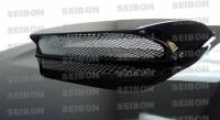 Seibon Carbon - Seibon STI-style carbon fiber hood scoop for 1998-2001 Subaru Impreza - Image 4