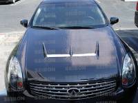 Seibon Carbon - Seibon JS-style carbon fiber hood for 2003-2007 Infiniti G35 2DR - Image 2