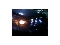 Spyder Auto - Spyder Honda Accord 98-02 1PC Projector Headlights LED Halo Amber Reflctr Blk PRO-YD-HA98-AM-BK - Image 2