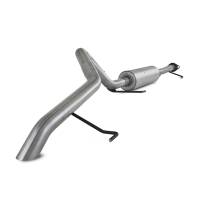 MBRP Exhaust - MBRP 2007-2009 Toyota FJ 4.0L V6 Cat Back Single Rear Exit Off-Road Tail No tip - Image 2