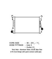 CSF Radiators - CSF 11-16 GMC Sierra 2500HD 6.6L OEM Intercooler - Image 3