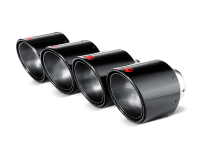 Akrapovic - Akrapovic 06-13 Chevrolet Corvette ZO6/ZR1 (C6) Tail Pipe Set (Carbon 125 mm) - Image 1