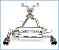 Invidia - Invidia 02-08 Nissan 350z Gemini Rolled Stainless Steel Tip Cat-back Exhaust - Image 2