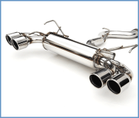 Invidia - Invidia 08+ STi Hatch Dual Q300 Stainless Steel Tip Cat-back Exhaust - Image 2