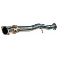 Turbo XS - Turbo XS Stealthback Exhaust System High Flow Catalytic Converter Fits with OEM Muffler 2002-2007 Subaru WRX/Sti 2004-2008 Forester XT. - Image 2