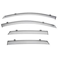 WellVisors Side Window Deflectors Hyundai Kona 2018+ w/ Black Trim