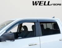 WellVisors - WellVisors Side Window Deflectors Ram 1500 2500 3500 Pickup Crew Mega Cab 09-18 Premium Series - Image 3