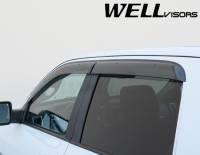 WellVisors - WellVisors Side Window Deflectors Ram 1500 2500 3500 Pickup Crew Mega Cab 09-18 Premium Series - Image 4