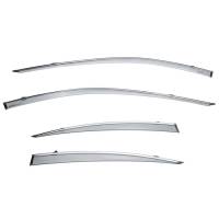 WellVisors Side Window Deflectors Lexus ES350 2019+ With Chrome Trim