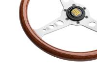 Momo - Momo Indy Steering Wheel 350 mm - Magoany Wood/Brshd Spokes - Image 4