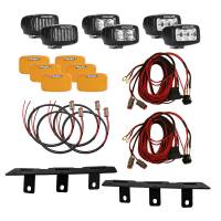 RIGID 2021+ Bronco Mod Bumper Triple SR-M Fog Light Kit