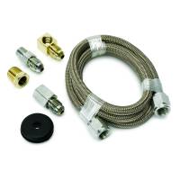 AutoMeter - AutoMeter #4 Braided SS Line (-4AN) 3ft 1/8in NPT Fittings - Image 1