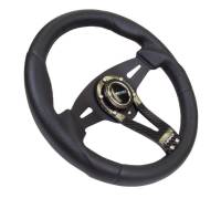 NRG Innovations - NRG Innovations Reinforced Steering Wheel (320mm) w/Carbon Center Spoke - Image 3