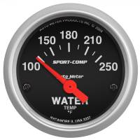 AutoMeter - AutoMeter Sport-Comp 52mm 100-250 Deg F Electronic Water Temp Gauge - Image 1