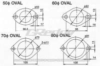 GReddy - GReddy 60mm Exhaust Oval Gasket - Image 3