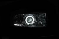 ANZO Headlights, Tail Lights and More  - ANZO 1994-2001 Dodge Ram Projector Headlights w/ Halo Chrome - Image 3