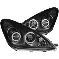 ANZO Headlights, Tail Lights and More  - ANZO 2002-2003 Lexus Es300 Projector Headlights w/ Halo Black - Image 2